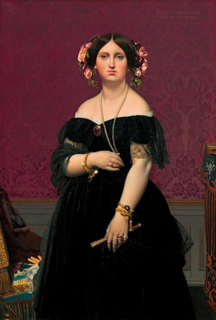  让·奥古斯特·多米尼克·安格尔 Jean Auguste Dominique Ingres ——保罗·西斯吉伯特·穆瓦特西耶夫人